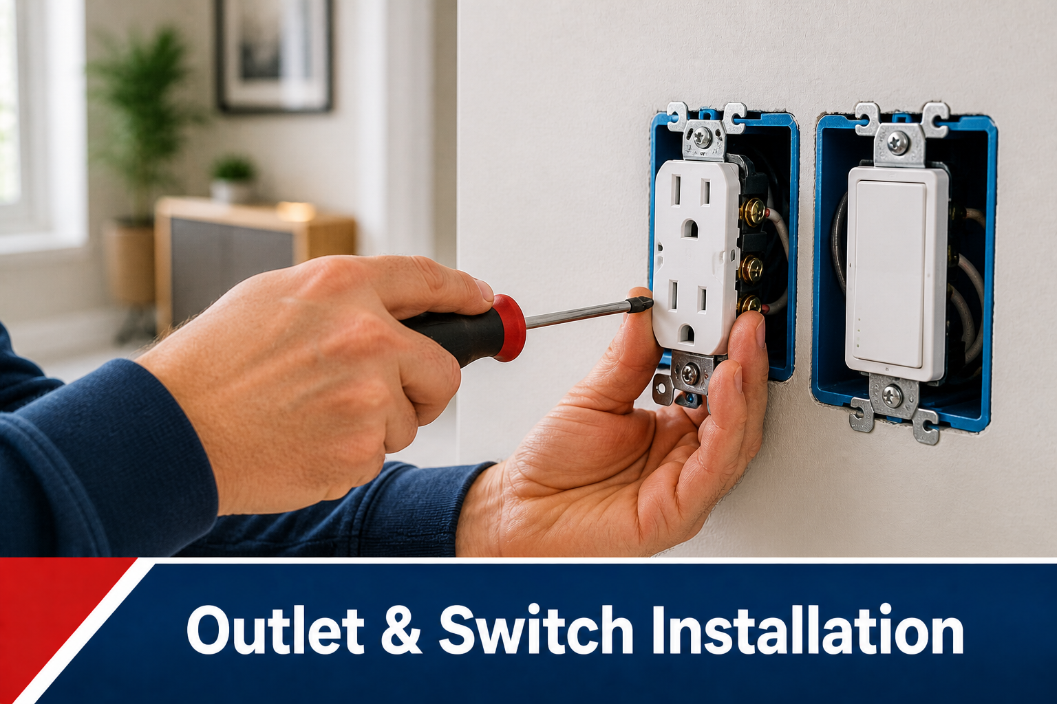 outlet and switch installation